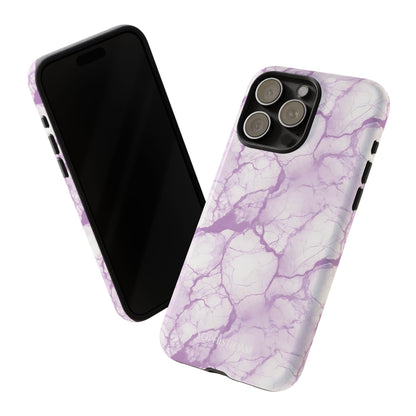 Marble Opulence in Purple - iPhone Case