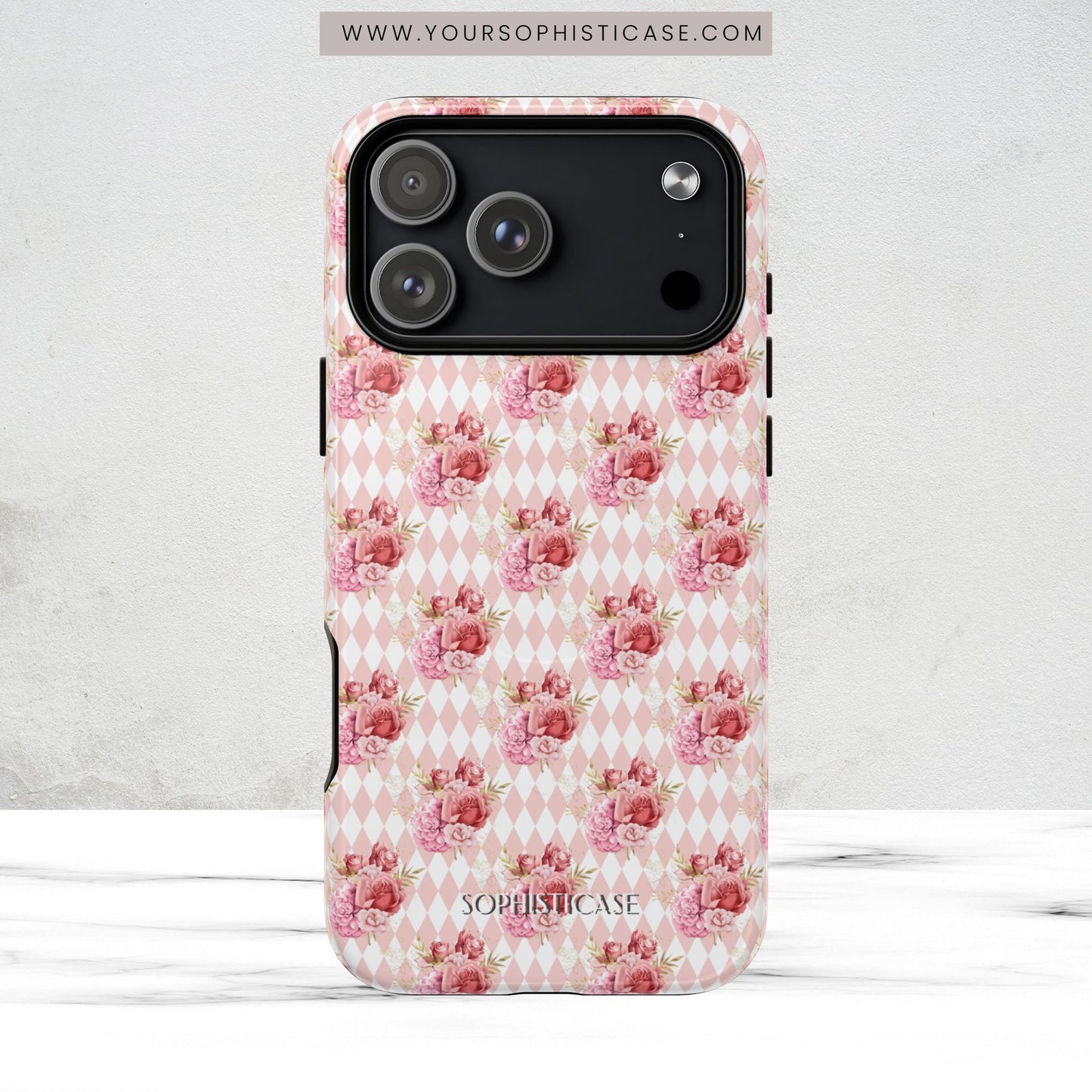 Rose Diamond Romance in Juliette - Magsafe Case