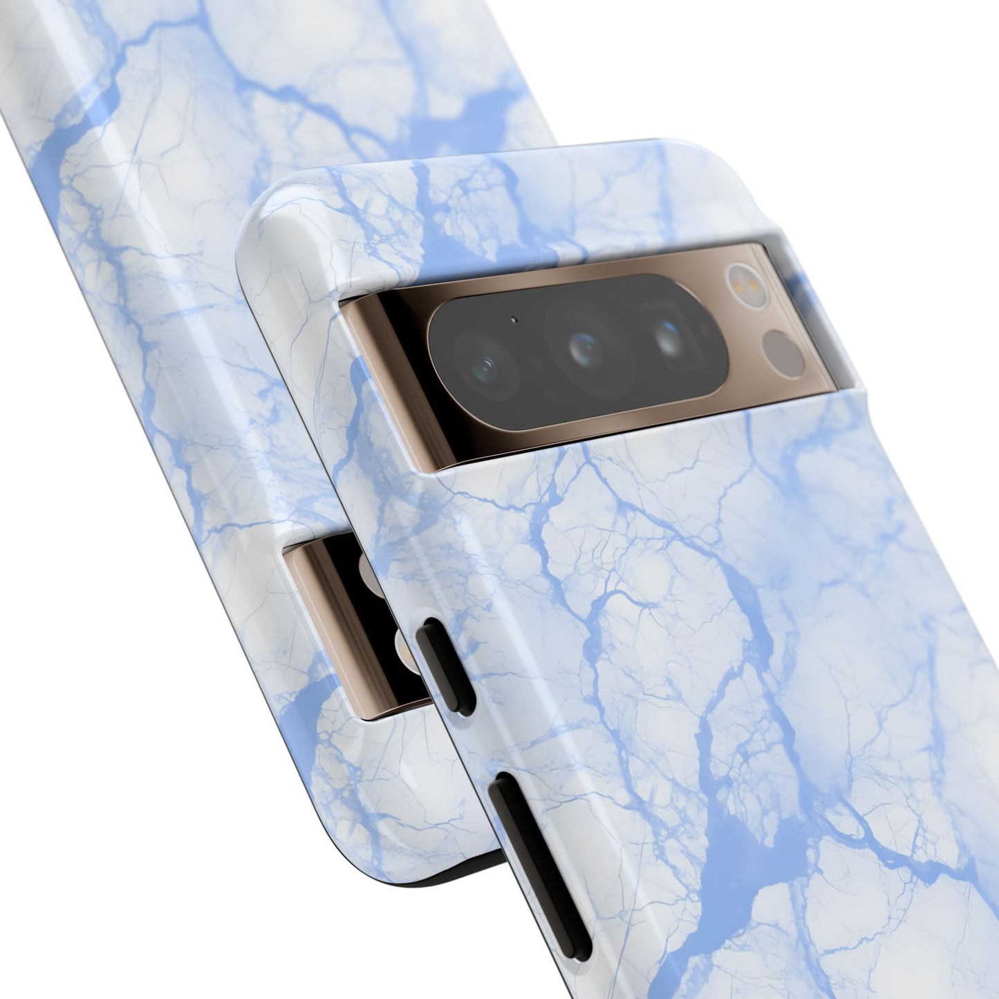 Marble Opulence in Blue - Tough Phone Case