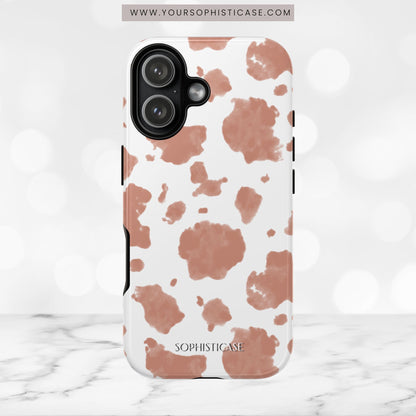 Holy Cow in Light Brown - iPhone Case