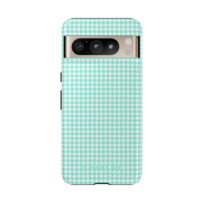 Tough Case - Houndstooth in Green