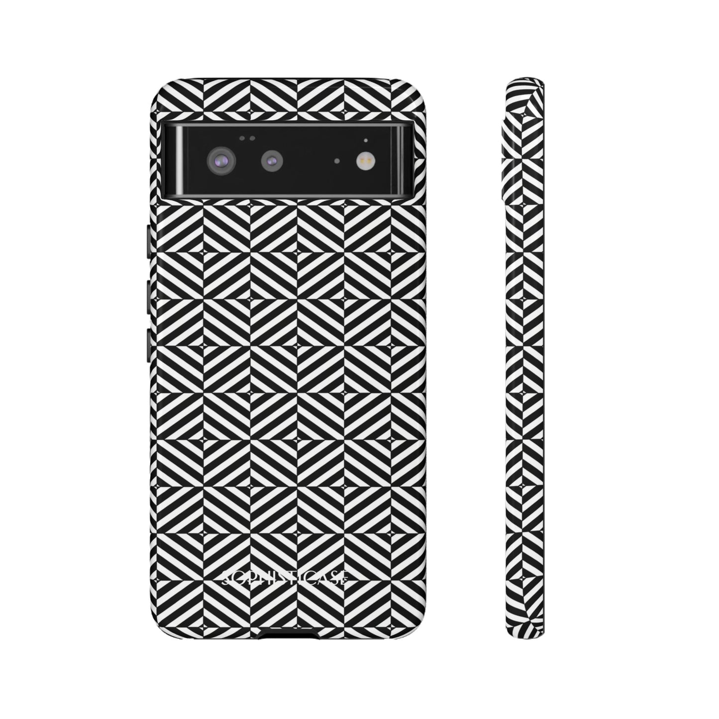 Illusions in Black - Tough Phone Case for Google Pixel