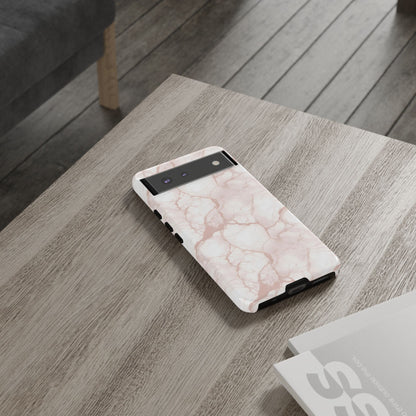 Marble Opulence in Neutral Beige - Tough Phone Case