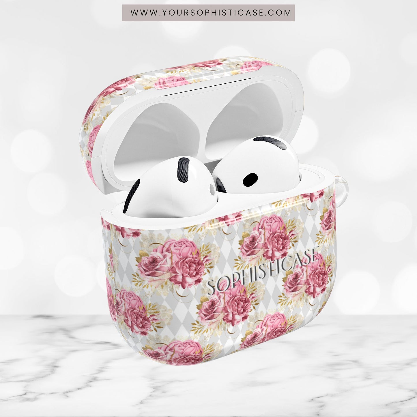 AirPod Cases - Rose Diamond Romance in Colette