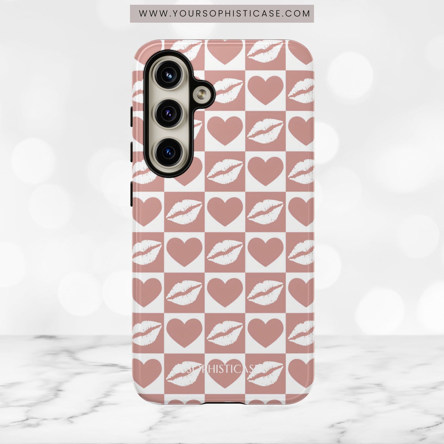 Belle Amie in Neutral Brown - Tough Phone Case