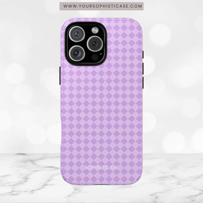 Diamond Diva in Pastel Purple - iPhone Case