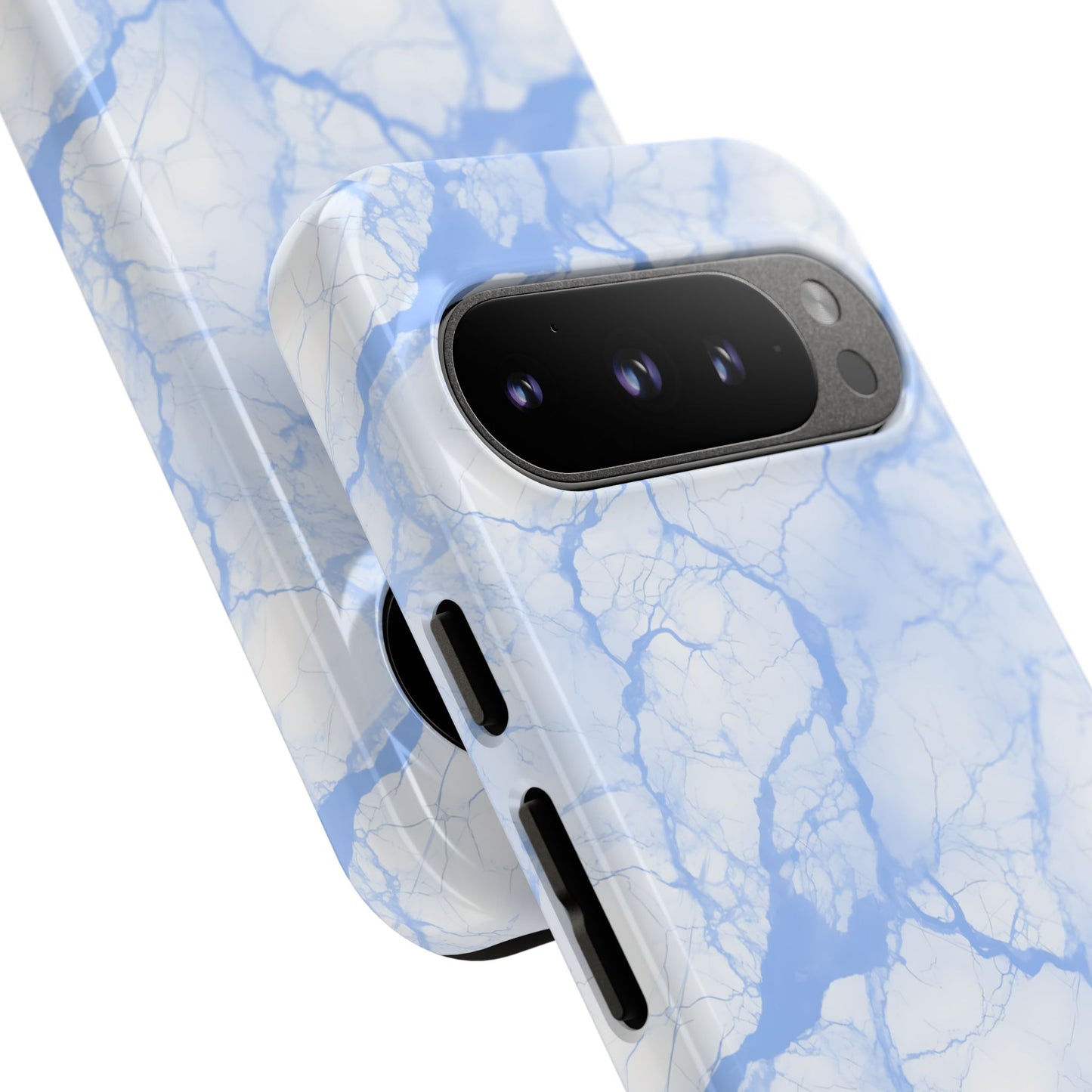 Marble Opulence in Blue - Tough Phone Case