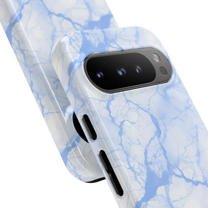 Marble Opulence in Blue - Tough Phone Case
