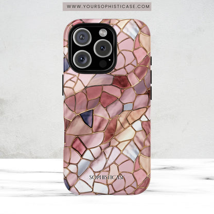 Rose' Runway in Pink Mosaic - Magsafe Case