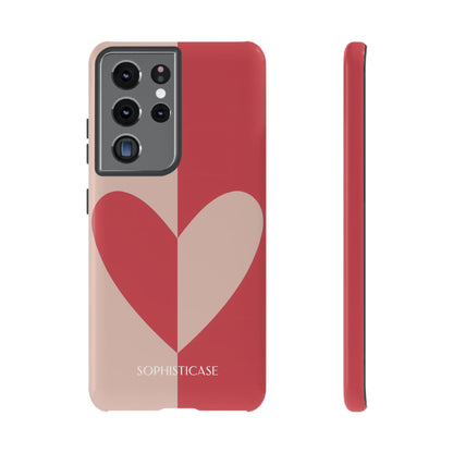 Be Mine in Red and Brown - iPhone Case, Samsung Galaxy Case, Google Pixel Case