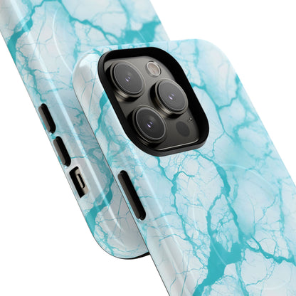 Marble Opulence in Aqua - Magsafe Case
