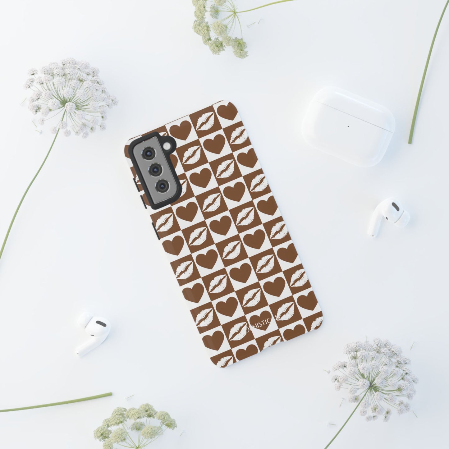 Belle Amie in Deep Brown - iPhone Case, Samsung Galaxy Case, Google Pixel Case