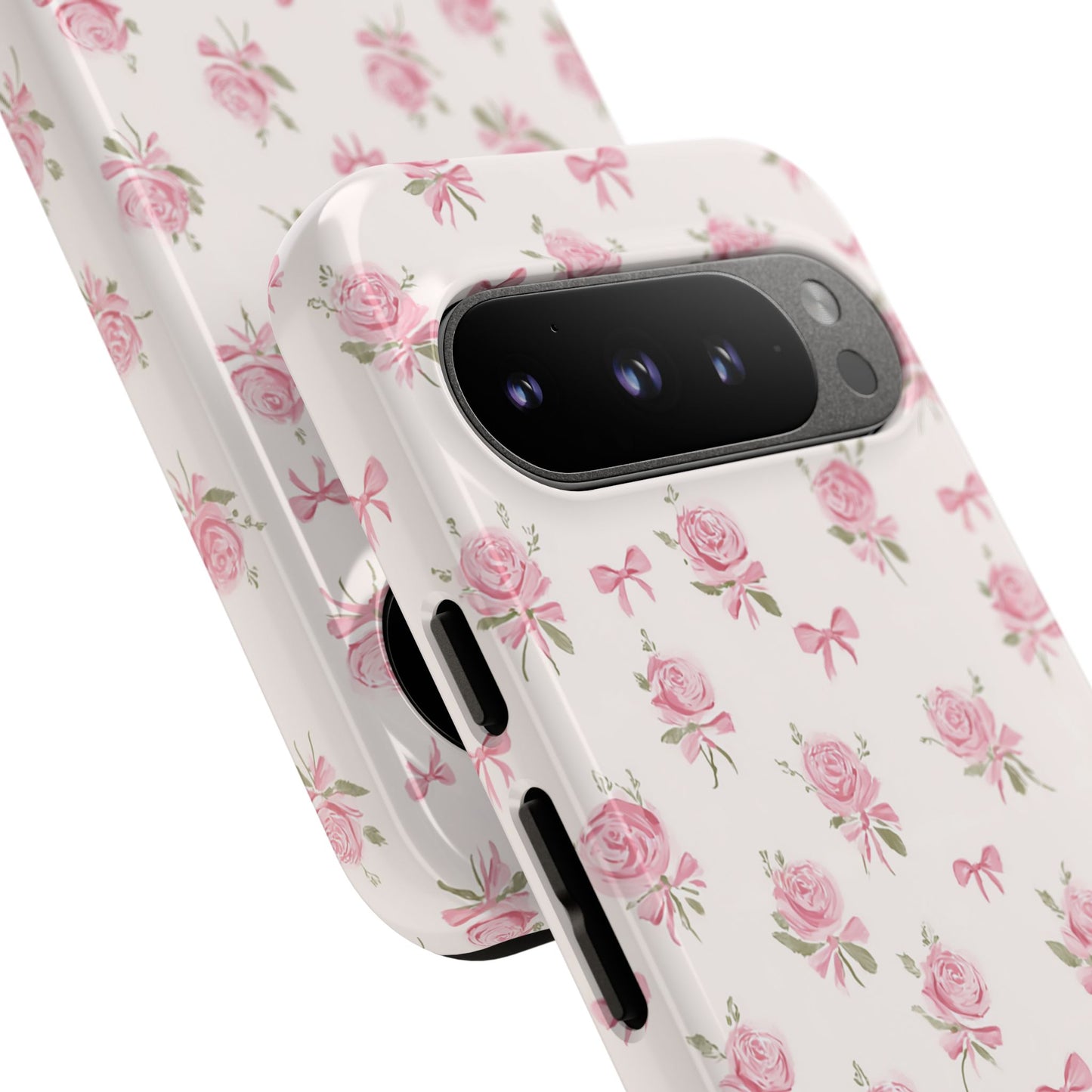 The Sweetest Thing in Coquette Roses and Bows - iPhone Case, Samsung Galaxy Case, Google Pixel Case