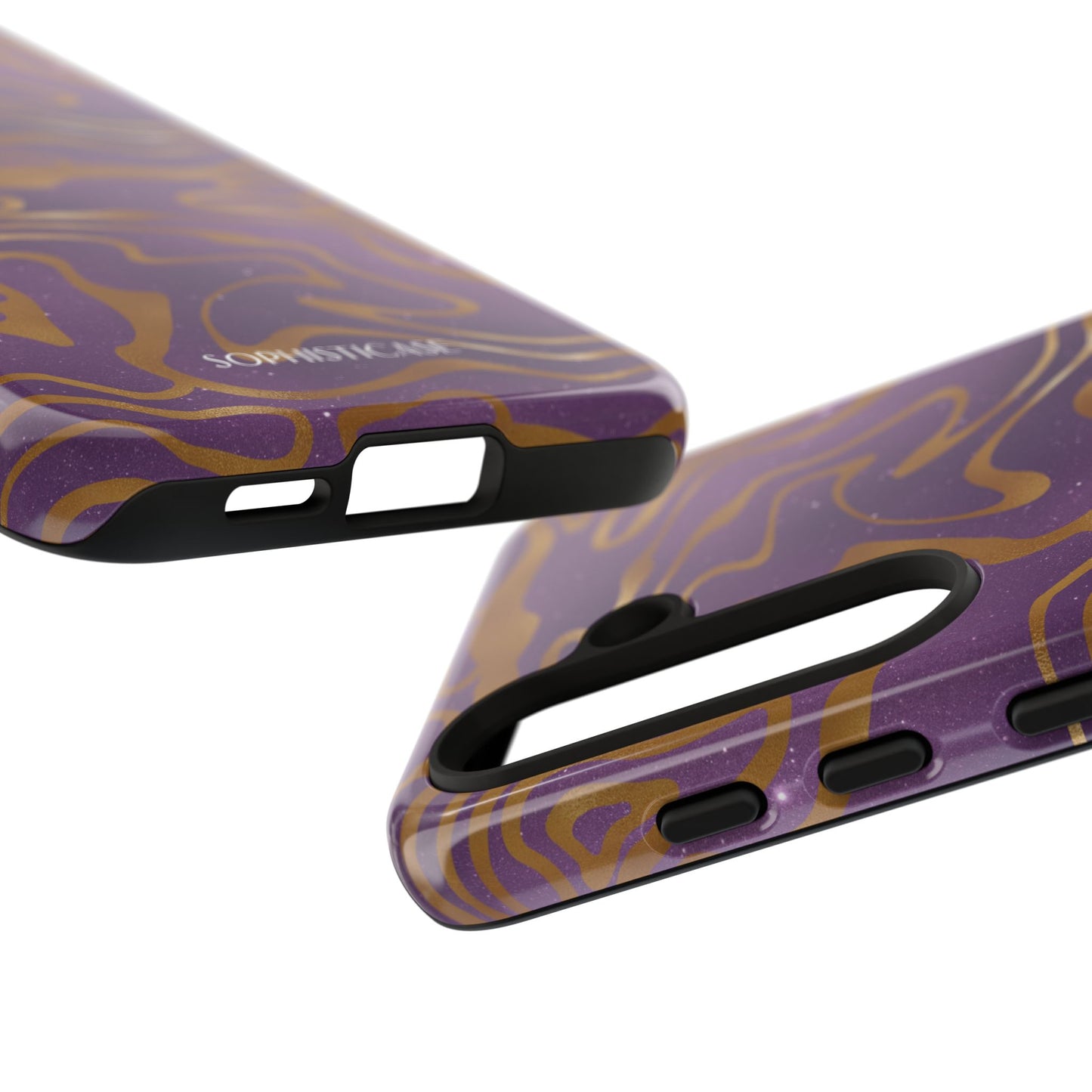 Cosmic Gold in Purple - iPhone Case, Samsung Galaxy Case, Google Pixel Case