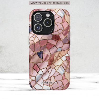 Rose' Runway in Pink Mosaic - Magsafe Case
