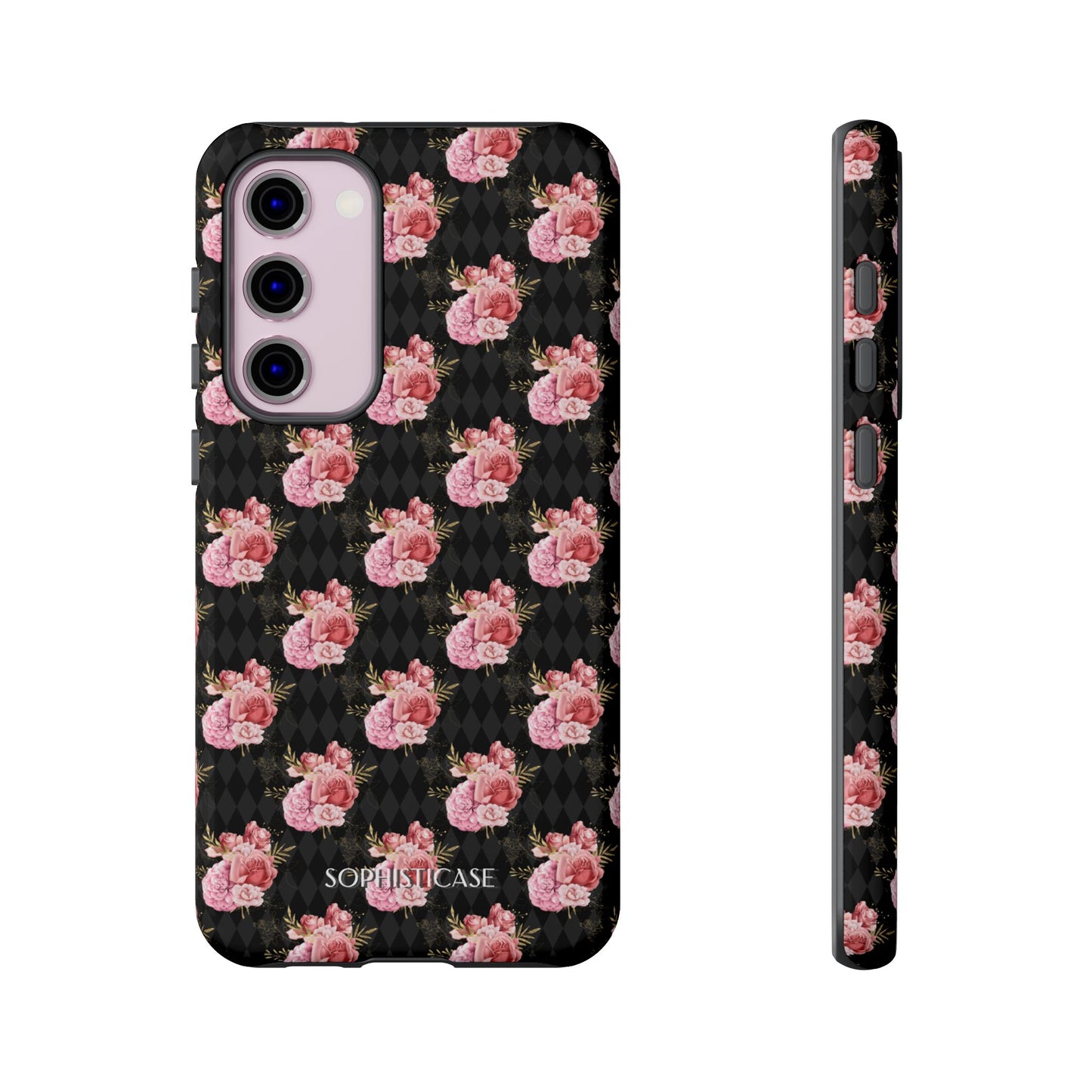 Rose Diamond Romance in Vivienne - Tough Phone Case