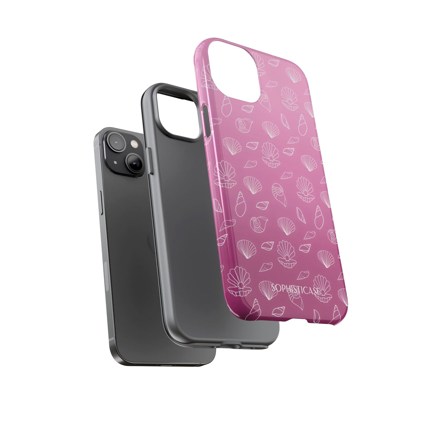 Seashell Society in Purple - iPhone Case