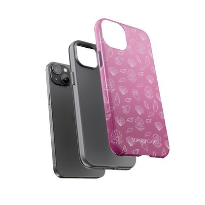 Seashell Society in Purple - iPhone Case