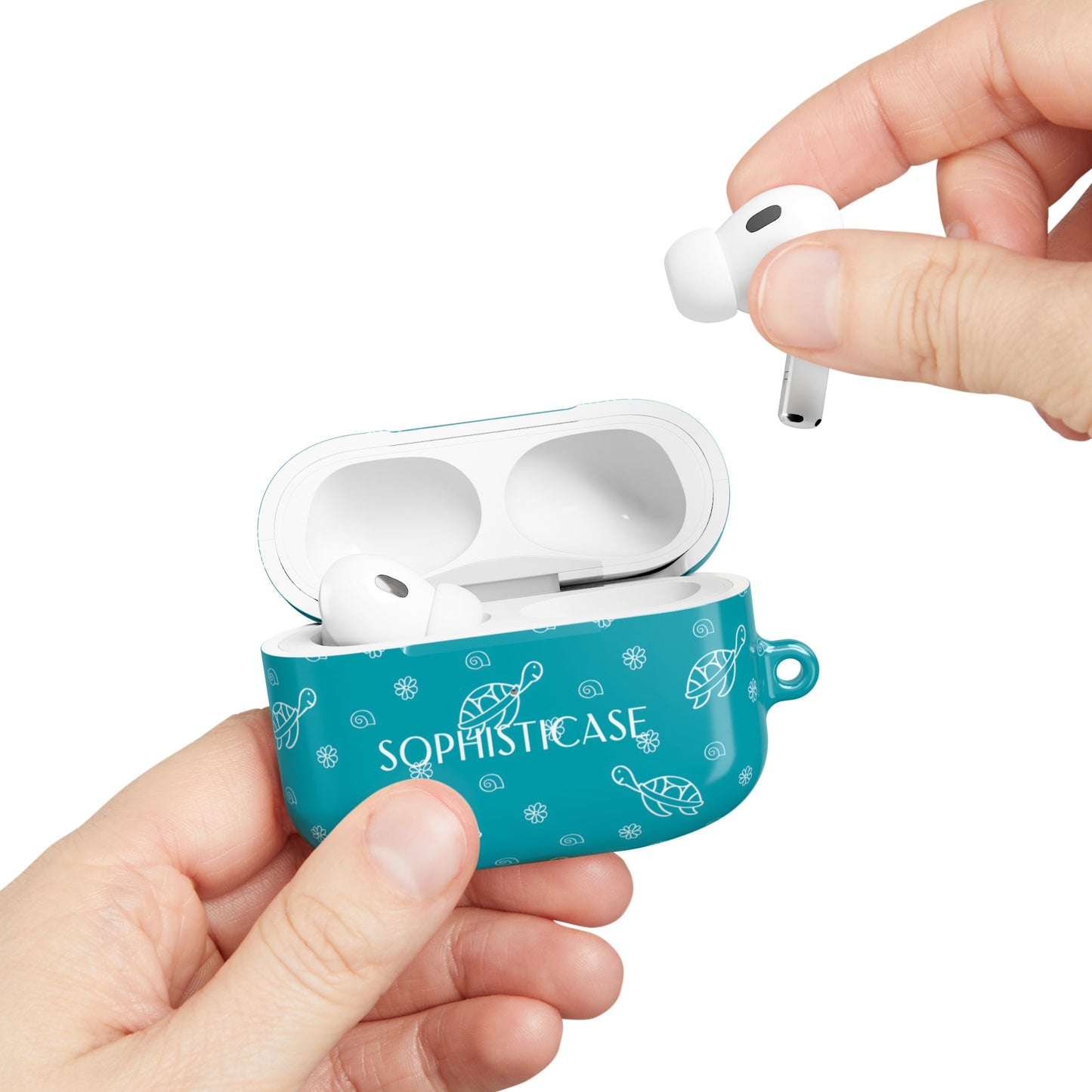 AirPod Cases - Turtle Island in Aqua