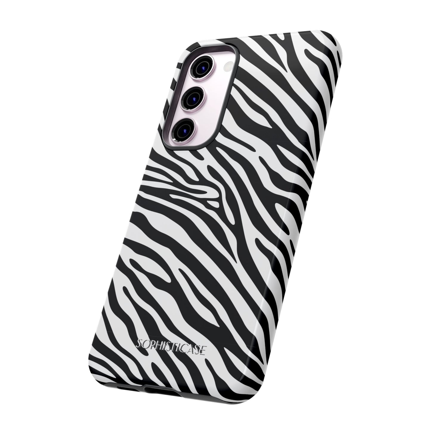 Dark Thoughts in Urban Zebra - Tough Phone Case