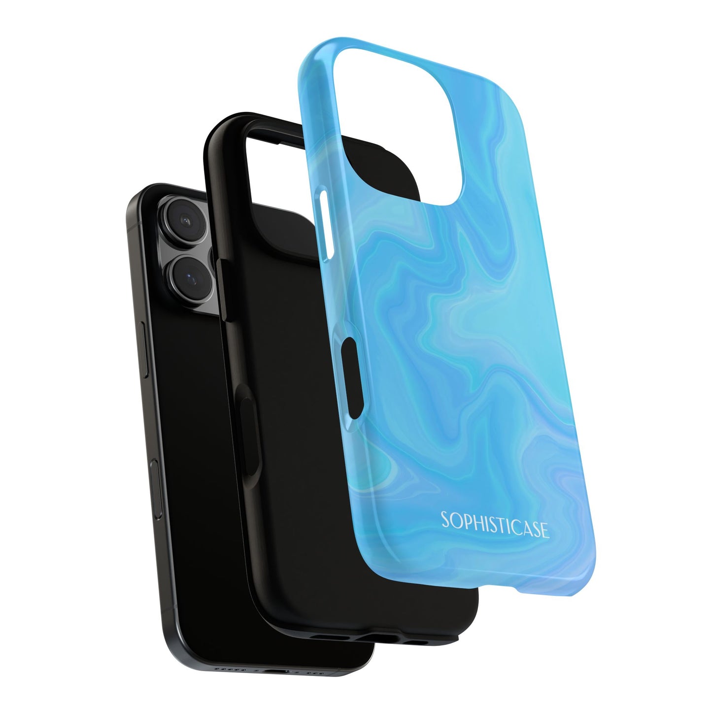 Liquid Magic in Blue - iPhone Case