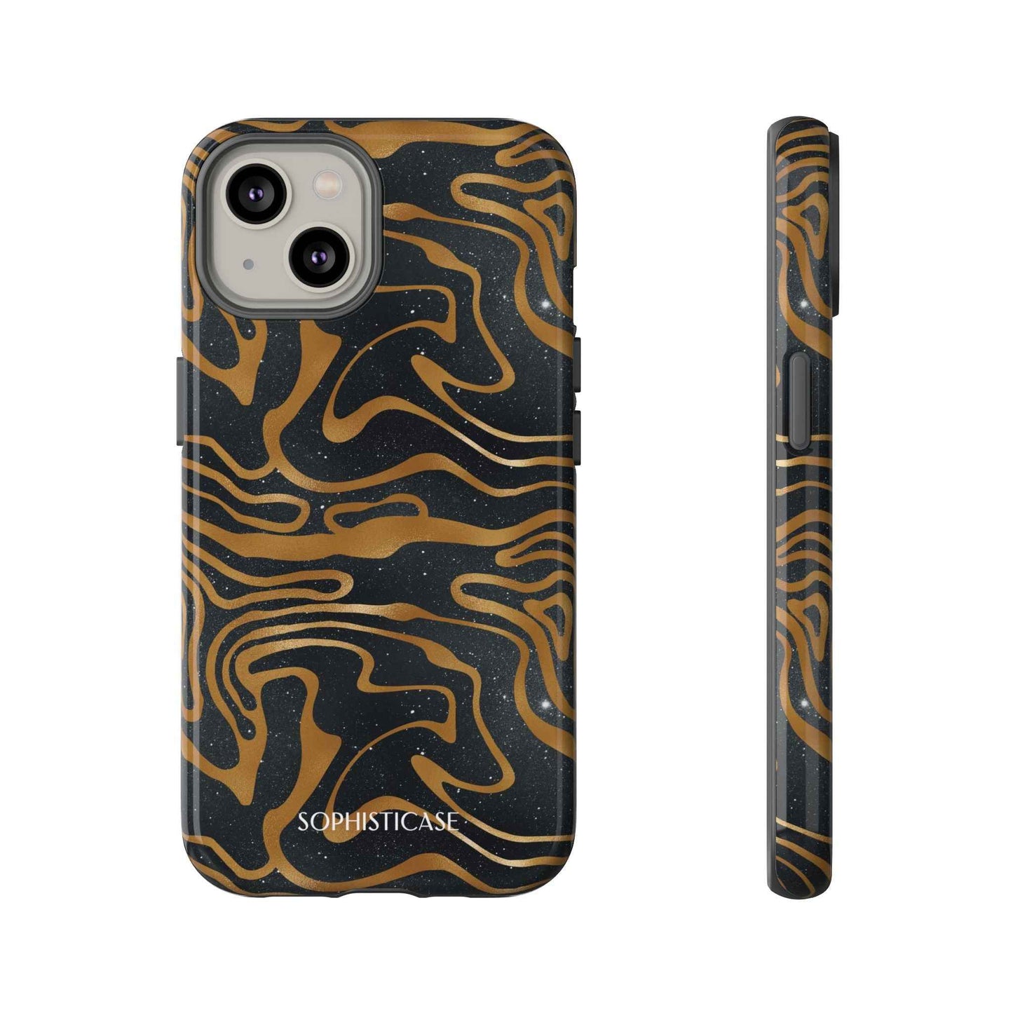 Cosmic Zebra in Black - iPhone Case, Samsung Galaxy Case, Google Pixel Case