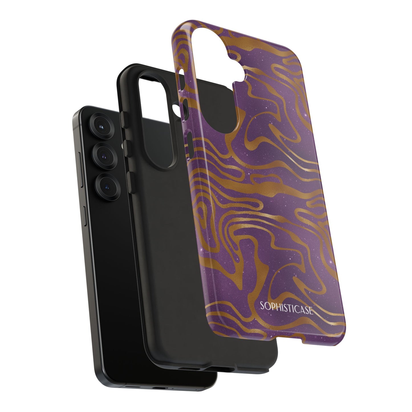 Cosmic Zebra in Purple - iPhone Case, Samsung Galaxy Case, Google Pixel Case