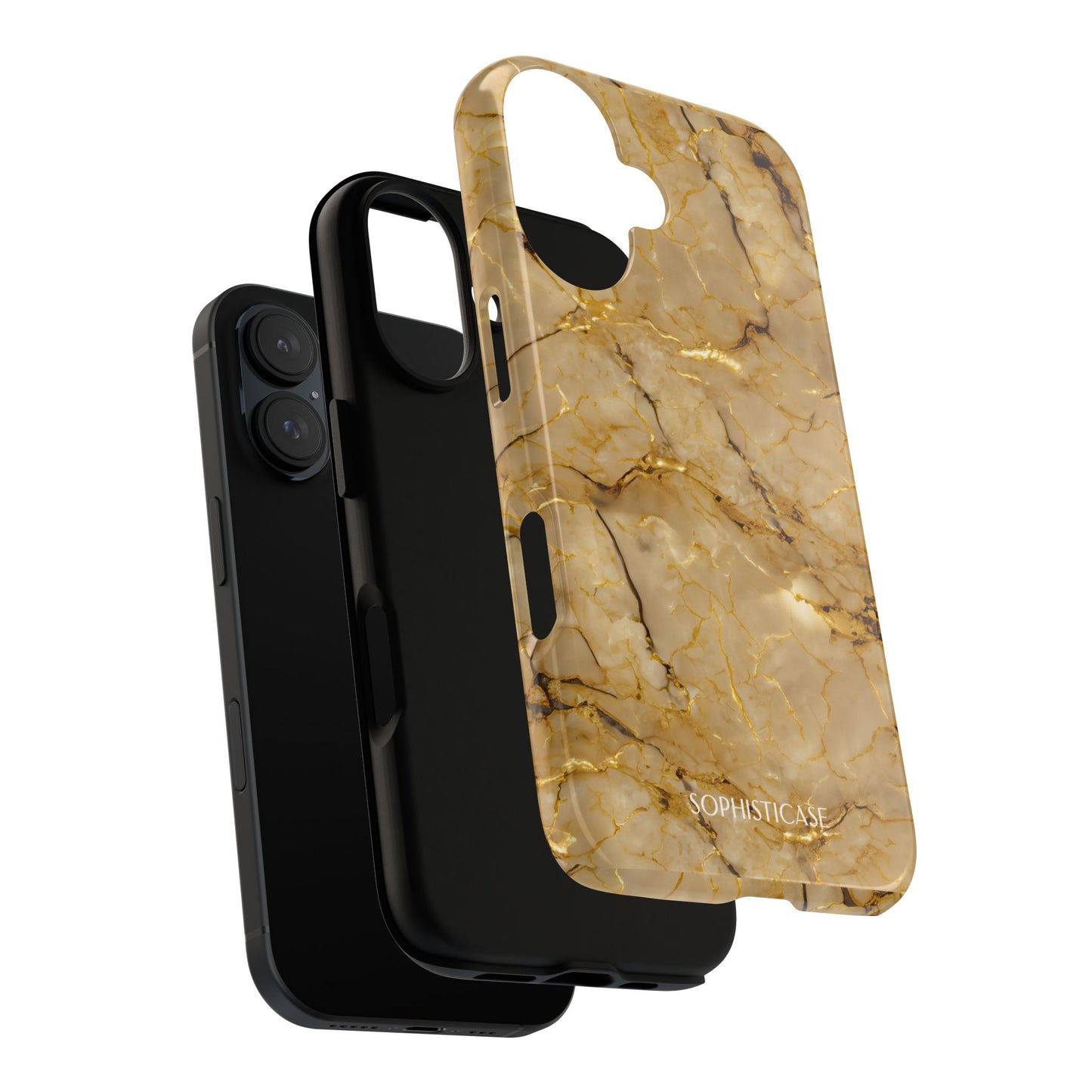 Marble Opulence in Gold - iPhone Case, Samsung Galaxy Case, Google Pixel Case