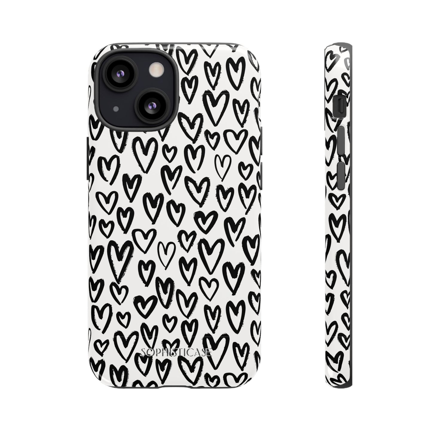 Dark Thoughts in Urban Heart - Tough Phone Case
