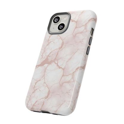 Marble Opulence in Neutral Beige - Tough Phone Case