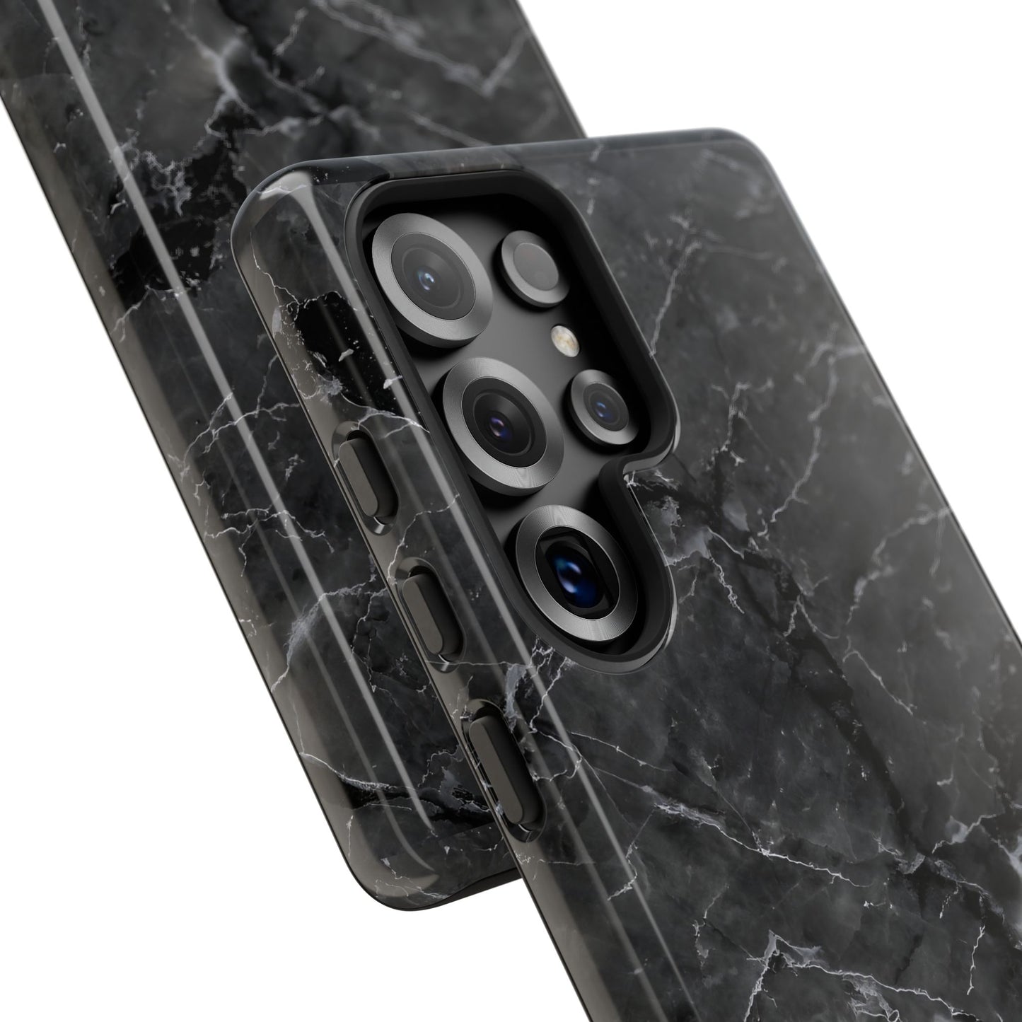 Marble Opulence in Black - iPhone Case, Samsung Galaxy Case, Google Pixel Case