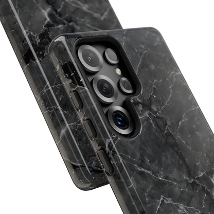 Marble Opulence in Black - iPhone Case, Samsung Galaxy Case, Google Pixel Case