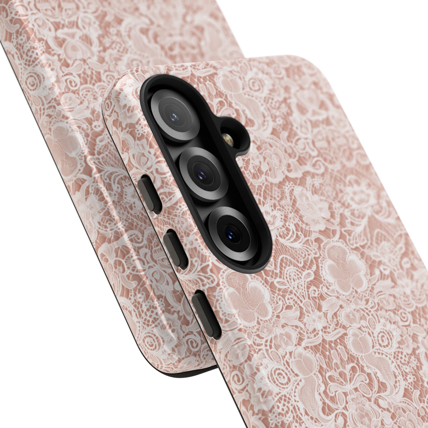 Luxe Lace in Brown - Tough Phone Case