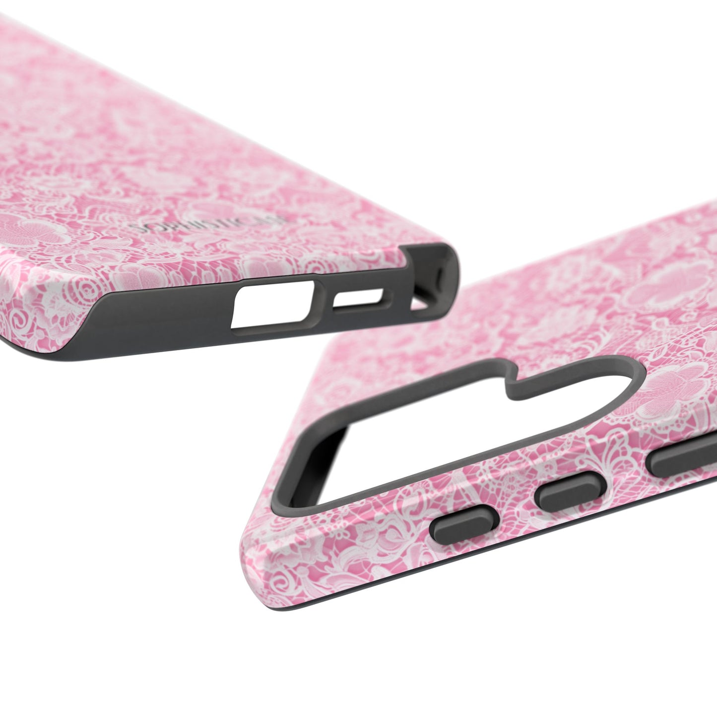 Luxe Lace in Pink - iPhone Case, Samsung Galaxy Case, Google Pixel Case