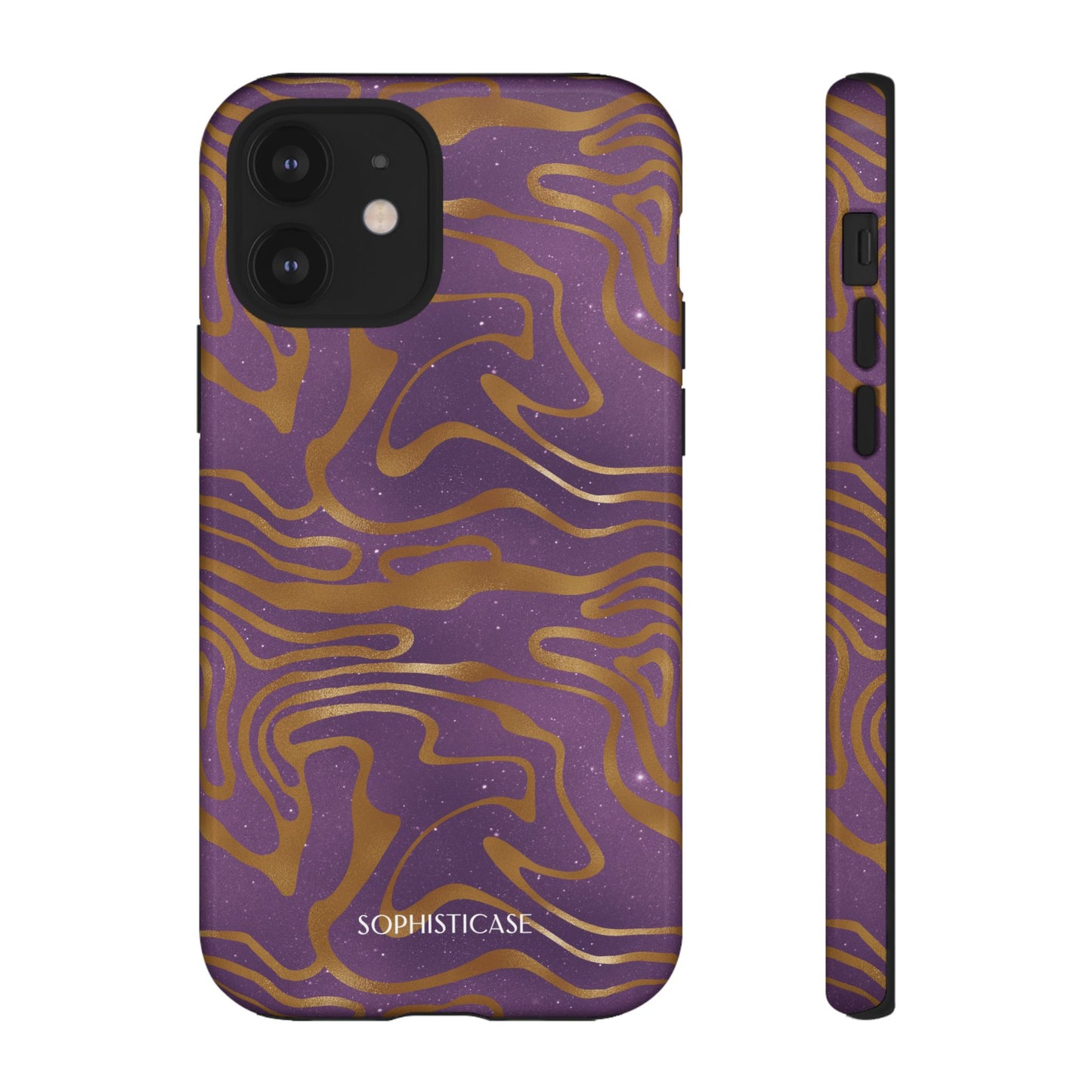 Cosmic Gold in Purple - iPhone Case, Samsung Galaxy Case, Google Pixel Case