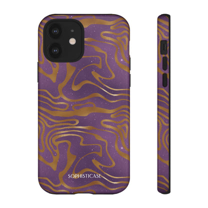 Cosmic Gold in Purple - iPhone Case, Samsung Galaxy Case, Google Pixel Case