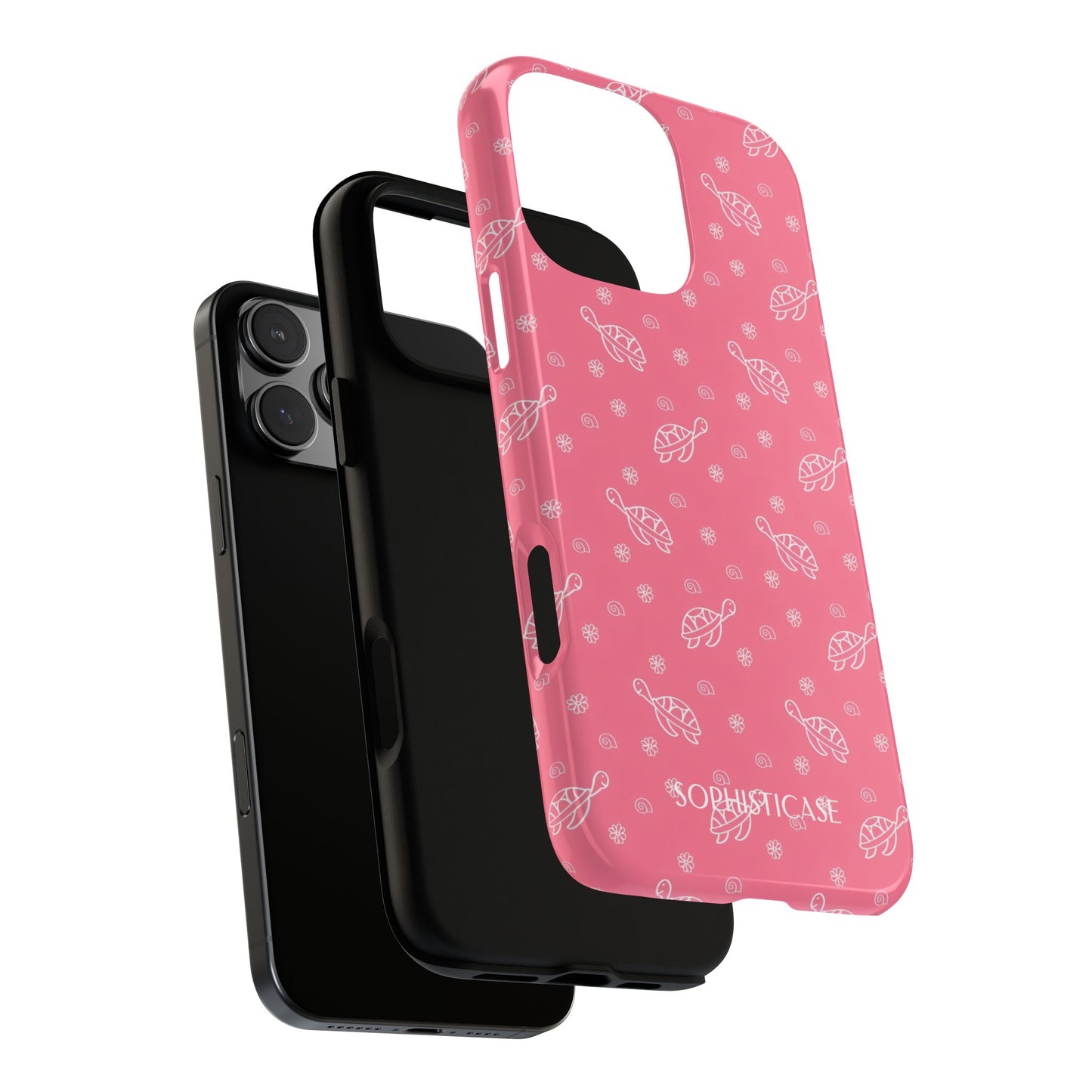 Turtle Island in Pink - Protective iPhone Case