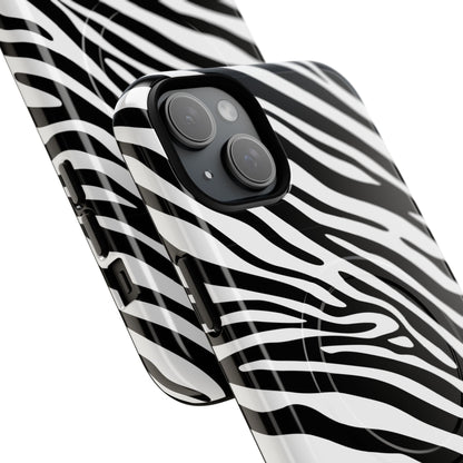 Dark Thoughts in Urban Zebra - iPhone Magsafe Case