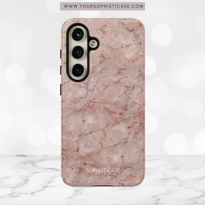 Marble Opulence in Pink - iPhone Case, Samsung Galaxy Case, Google Pixel Case