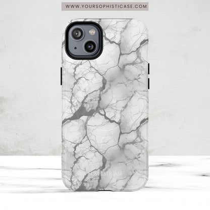 Marble Opulence in Charcoal Grey - Magsafe Case