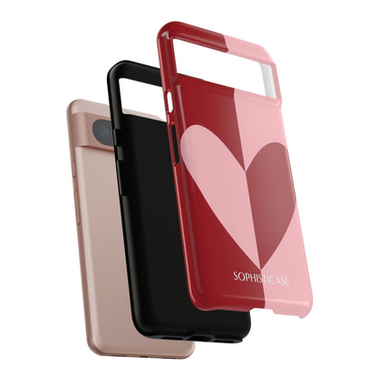 Be Mine in Red and Pink - iPhone Case, Samsung Galaxy Case, Google Pixel Case