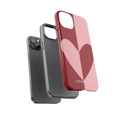Be Mine in Red and Pink - iPhone Case