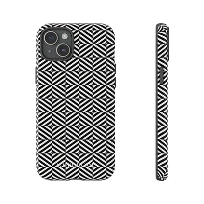 Illusions in Black - iPhone Case