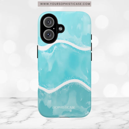 Serenity in Aqua - iPhone Case