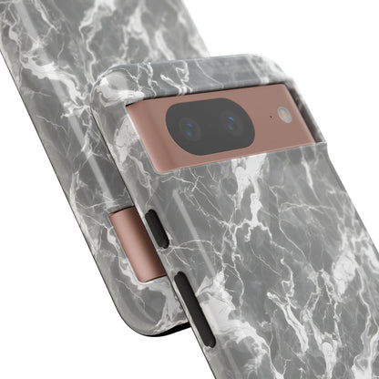 Marble Crush in Charcoal Grey - Tough Phone Case