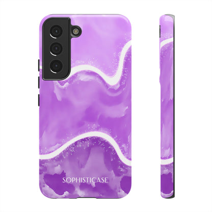 Serenity in Deep Purple - Protective Phone Case for Samsung Galaxy