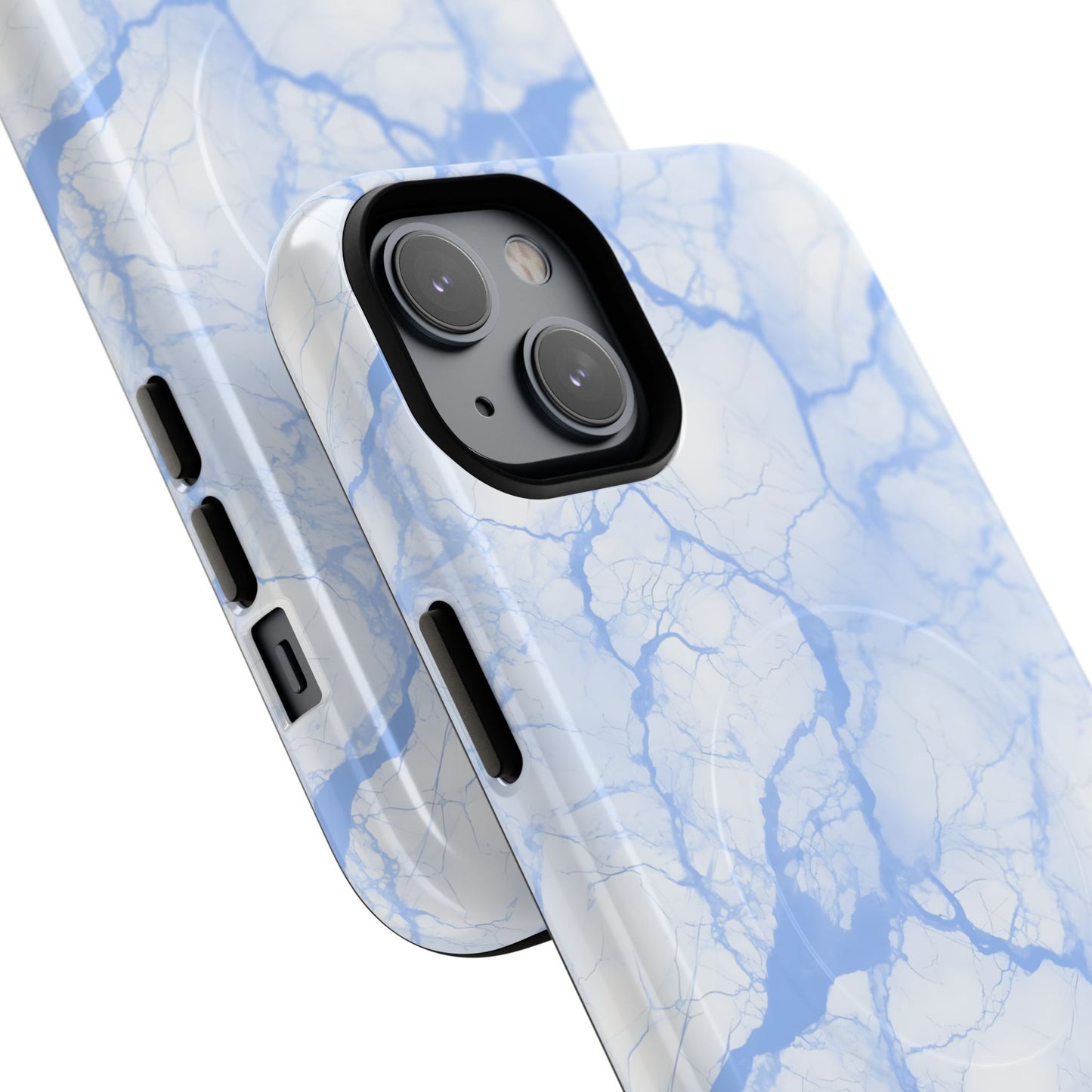 Marble Opulence in Blue - Magsafe Case
