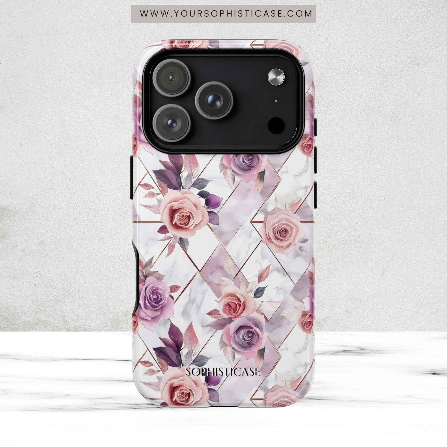 Royal Floral in Blush Manor - iPhone Magsafe Case