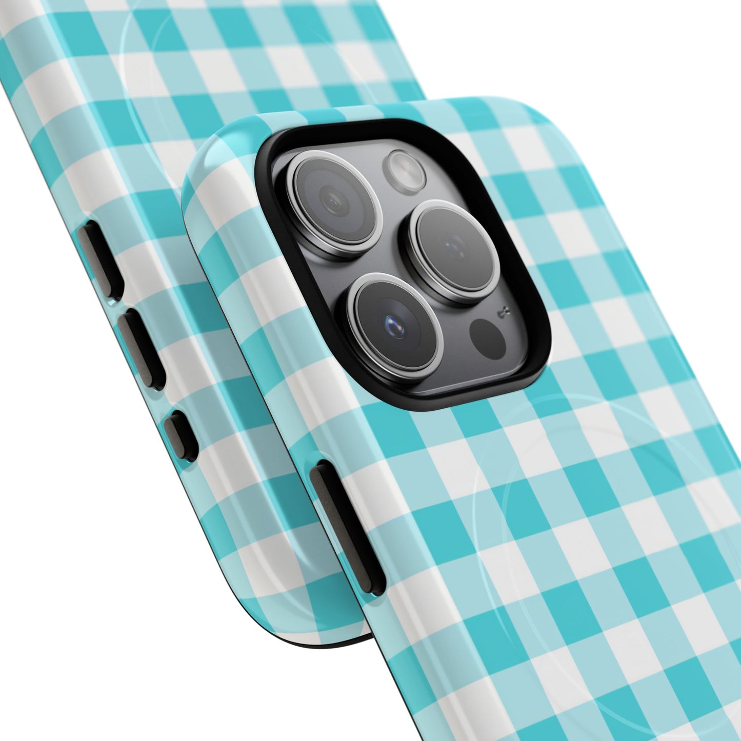 Gingham in Aqua - Magsafe Case