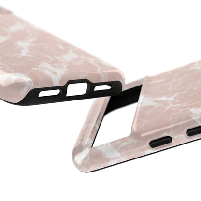 Marble Crush in Neutral Beige - Tough Phone Case